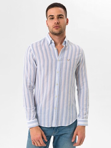 By Diess Collection Regular fit Button Up Shirt 'Maglorio' in Blue