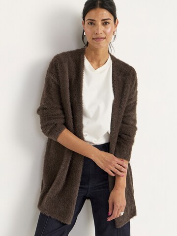 Cellbes of Sweden Knit cardigan in Brown: front