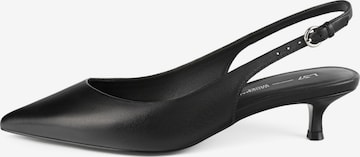 Décolleté sling 'ELEGANCE ESSENCE' di L37 HANDMADE SHOES in nero: frontale