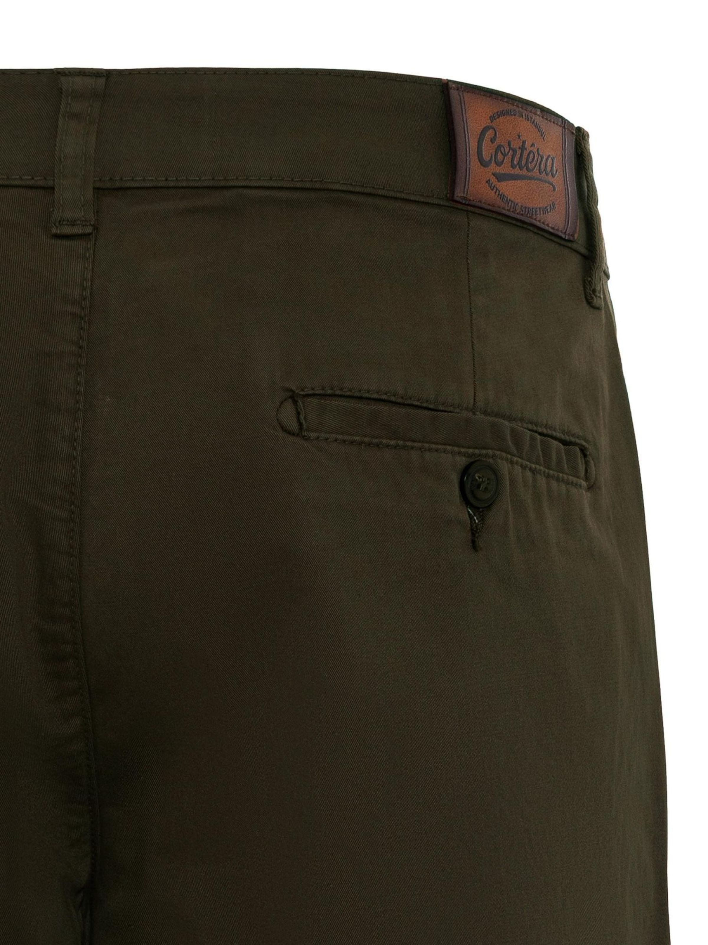 Regular Pantalon 'Noah' Cortera en vert