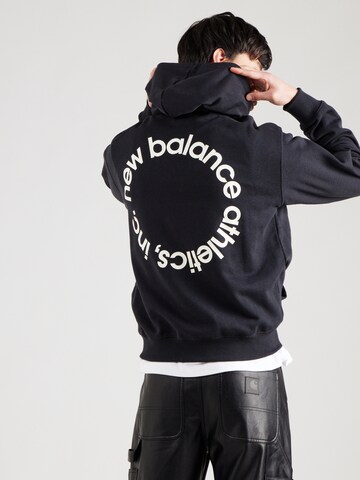 new balance Mikina – černá: přední strana