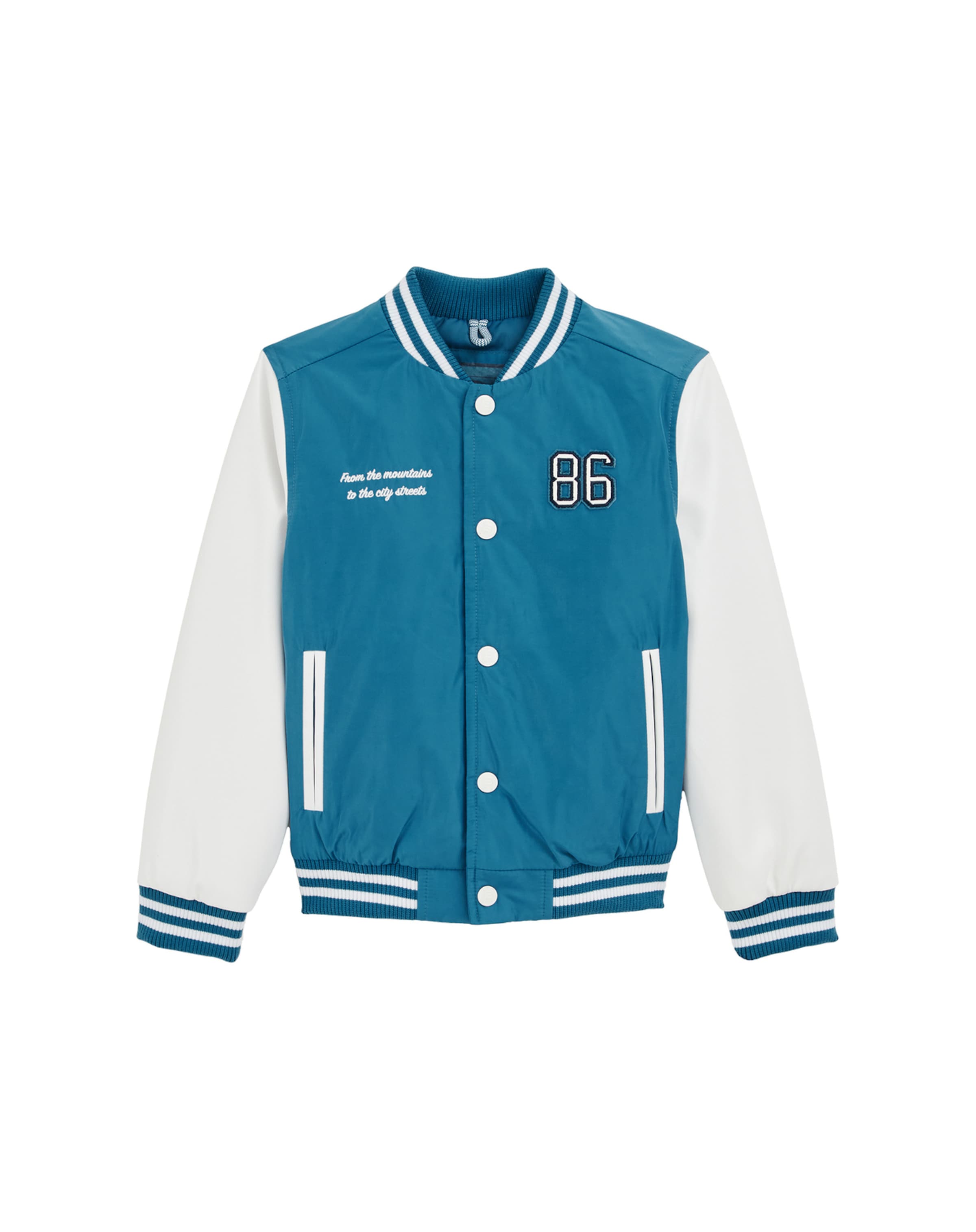 WE Fashion Övergångsjacka i blå: framsida