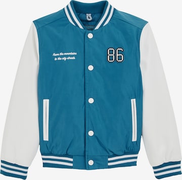 mėlyna WE Fashion Demisezoninė striukė: priekis