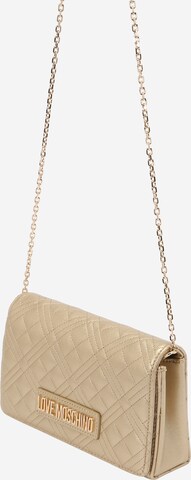 Love Moschino Clutch in Goud: voorkant