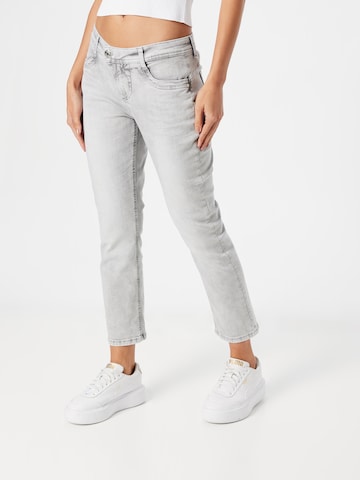 STREET ONE Slimfit Jeans 'Jane' in Grau: predná strana