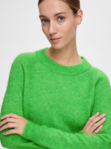 SELECTED FEMME Sweater 'Lulu' in Green