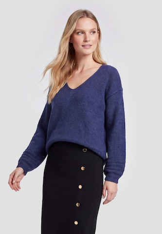 DreiMaster Klassik Sweater in Blue: front