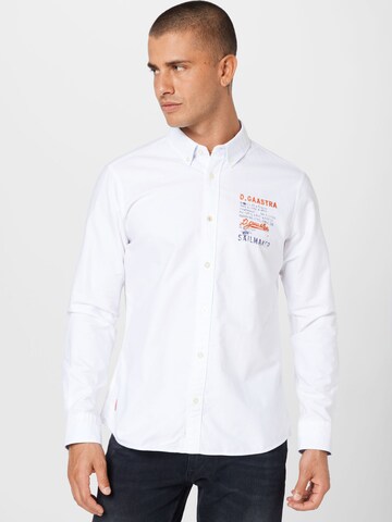 Coupe regular Chemise 'JETSON' Gaastra en blanc : devant