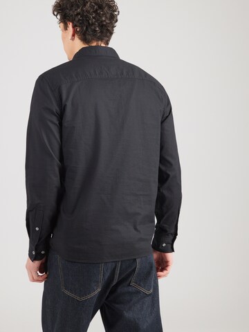 s.Oliver Средняя посадка Рубашка в Черный