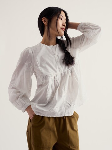 Seasalt Cornwall Bluse in Weiß: Vorderseite