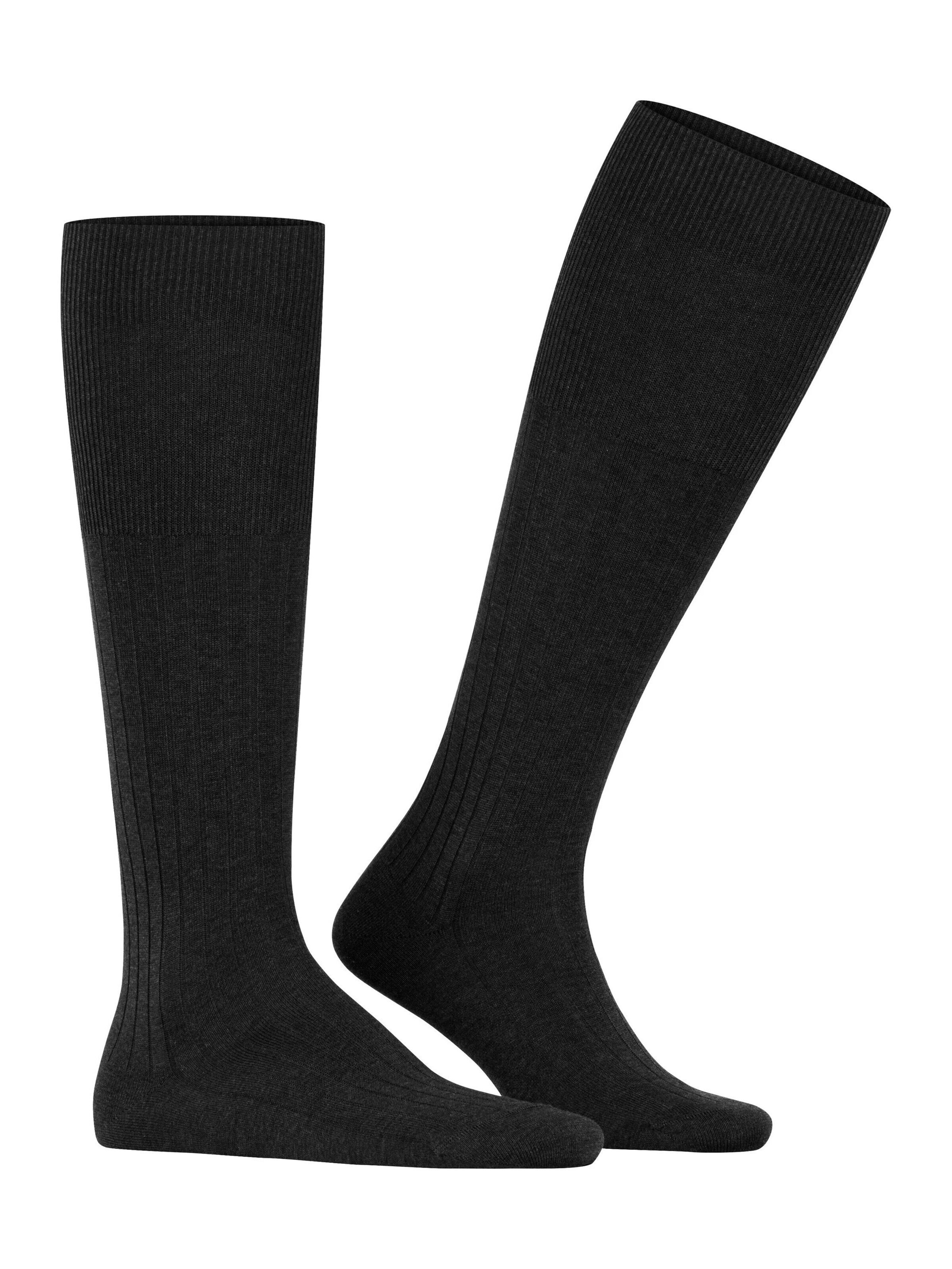 FALKE Kniestrümpfe 'Milano'‌‌‌‌‌‌‌‌ in Grau