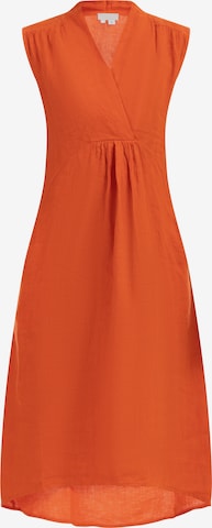 RISA Jurk in Oranje: voorkant