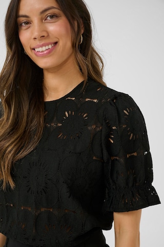 Cream Blouse 'Libby' in Black