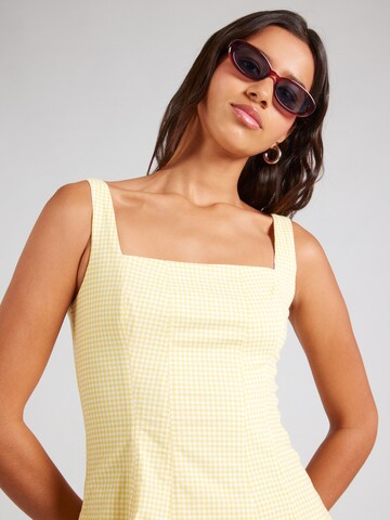 Abito estivo 'MILA CLASSIC' di Abercrombie & Fitch in giallo