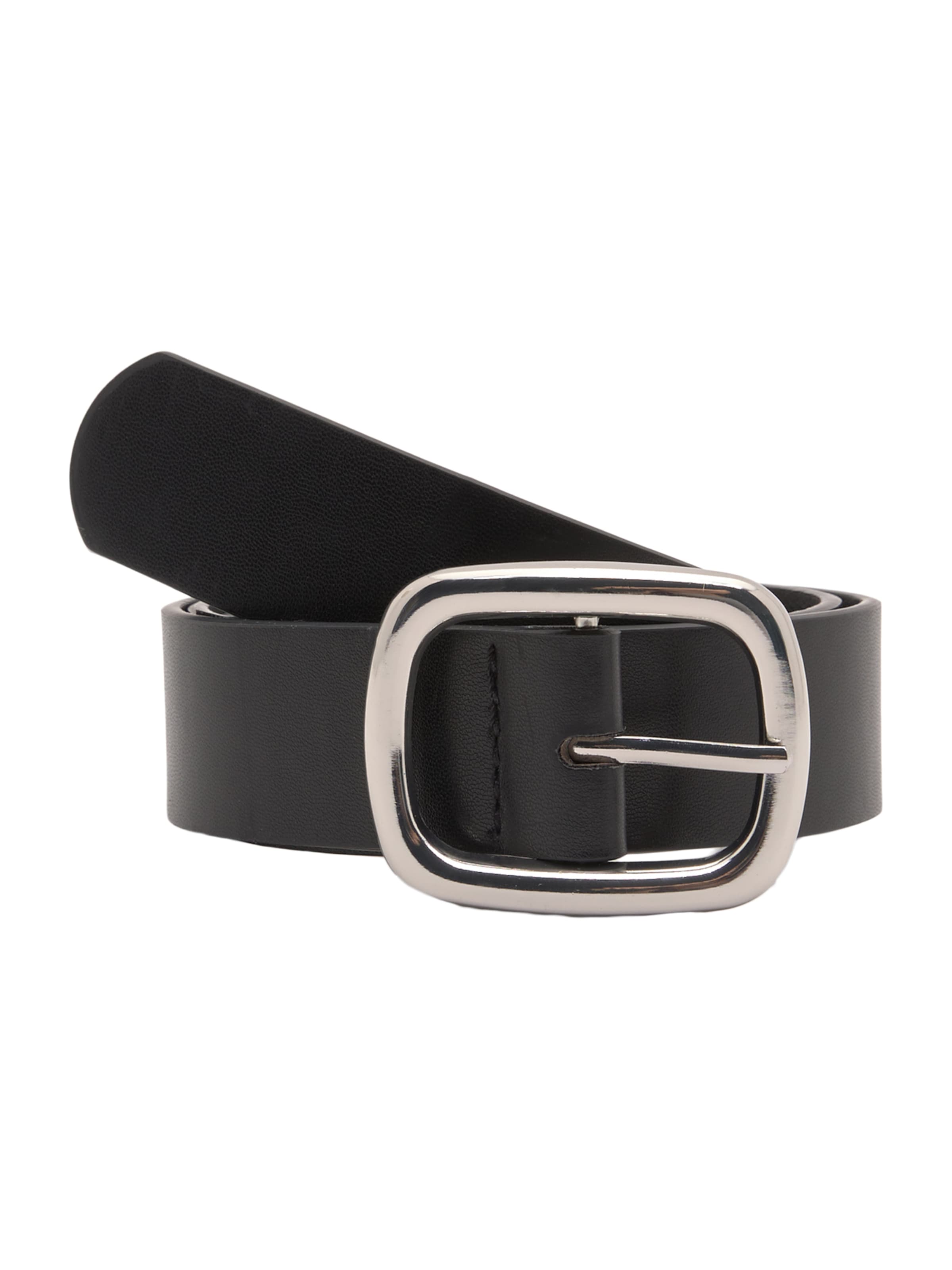 Pull&Bear Gürtel in Schwarz: Vorderseite