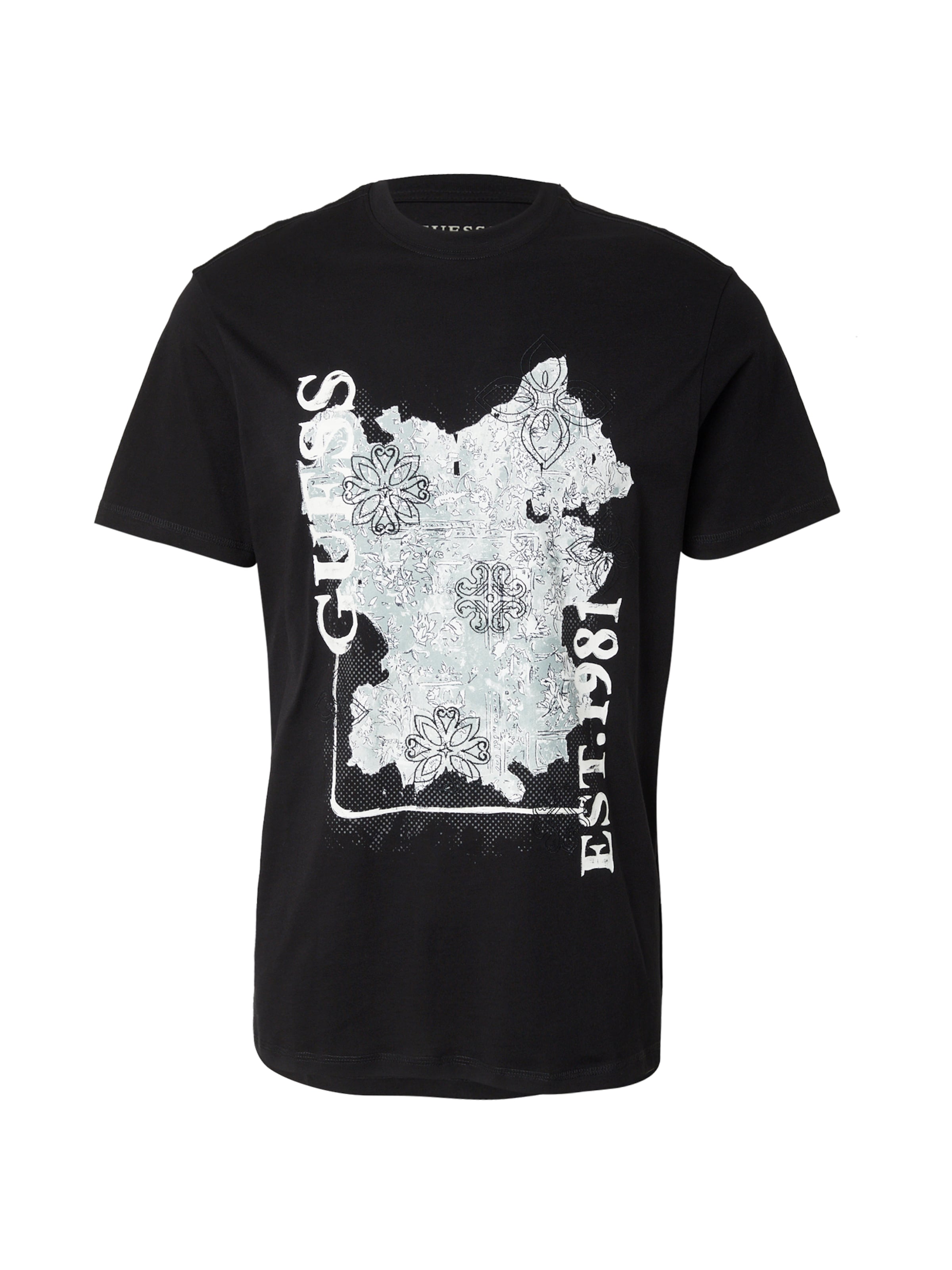 GUESS T-shirt i blå: framsida