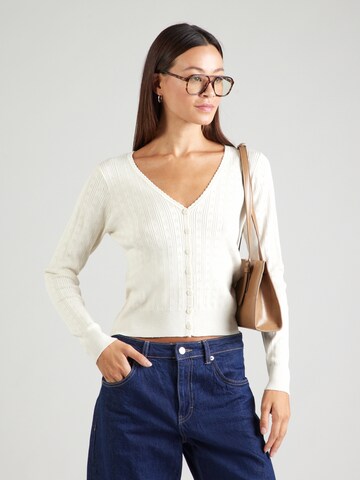 VERO MODA Pletena jopa 'VMWILLOW' | bež barva: sprednja stran