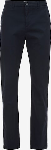 Coupe slim Pantalon chino WE Fashion en bleu : devant