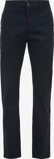 WE Fashion Pantalon chino en bleu foncé, Vue avec produit