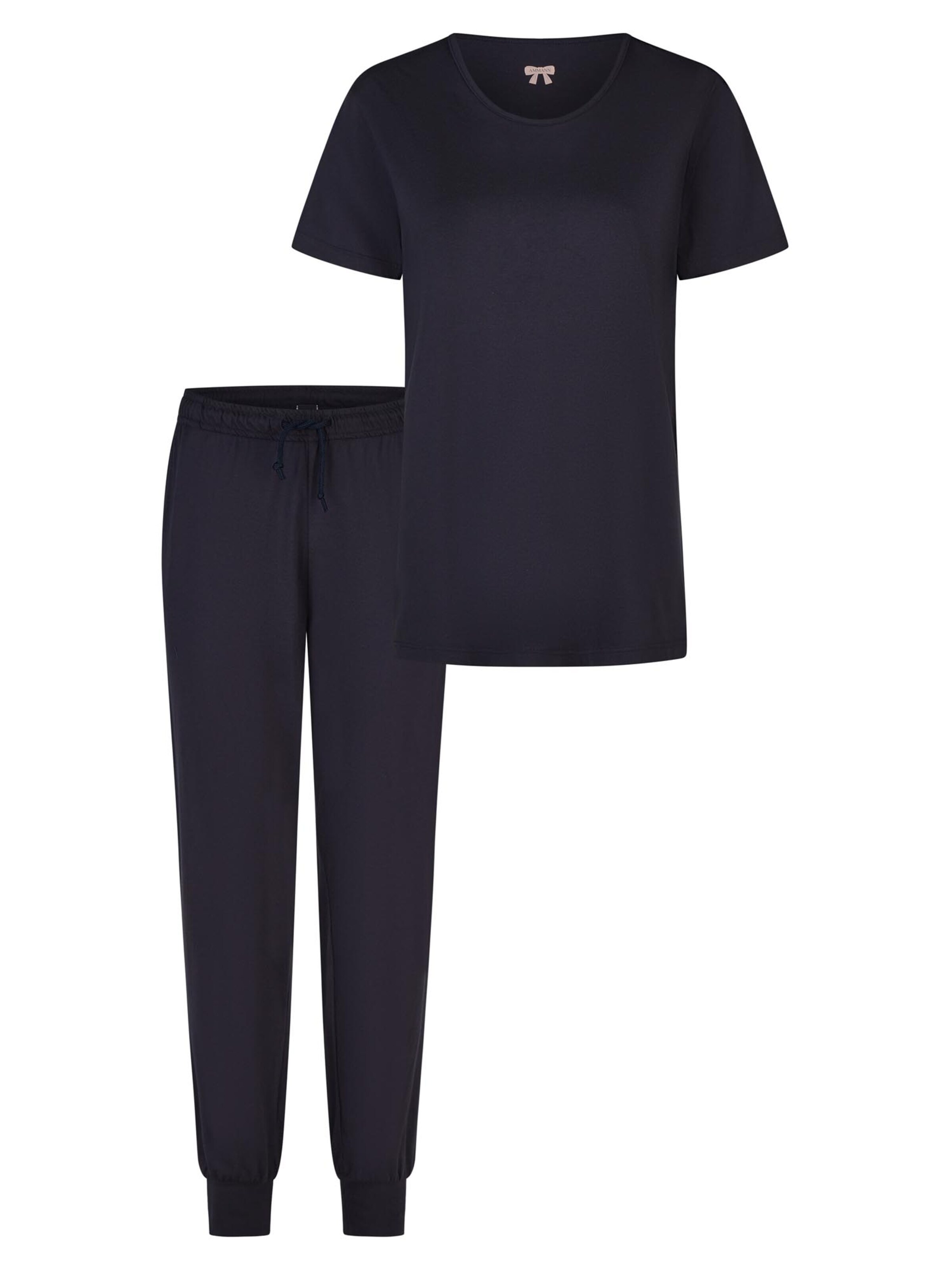Ammann Pyjama 'Mix & Match'‌‌‌‌‌‌‌‌‌‌ in Blau: Vorderseite
