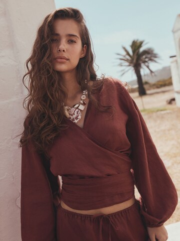 Next Bluse in Braun