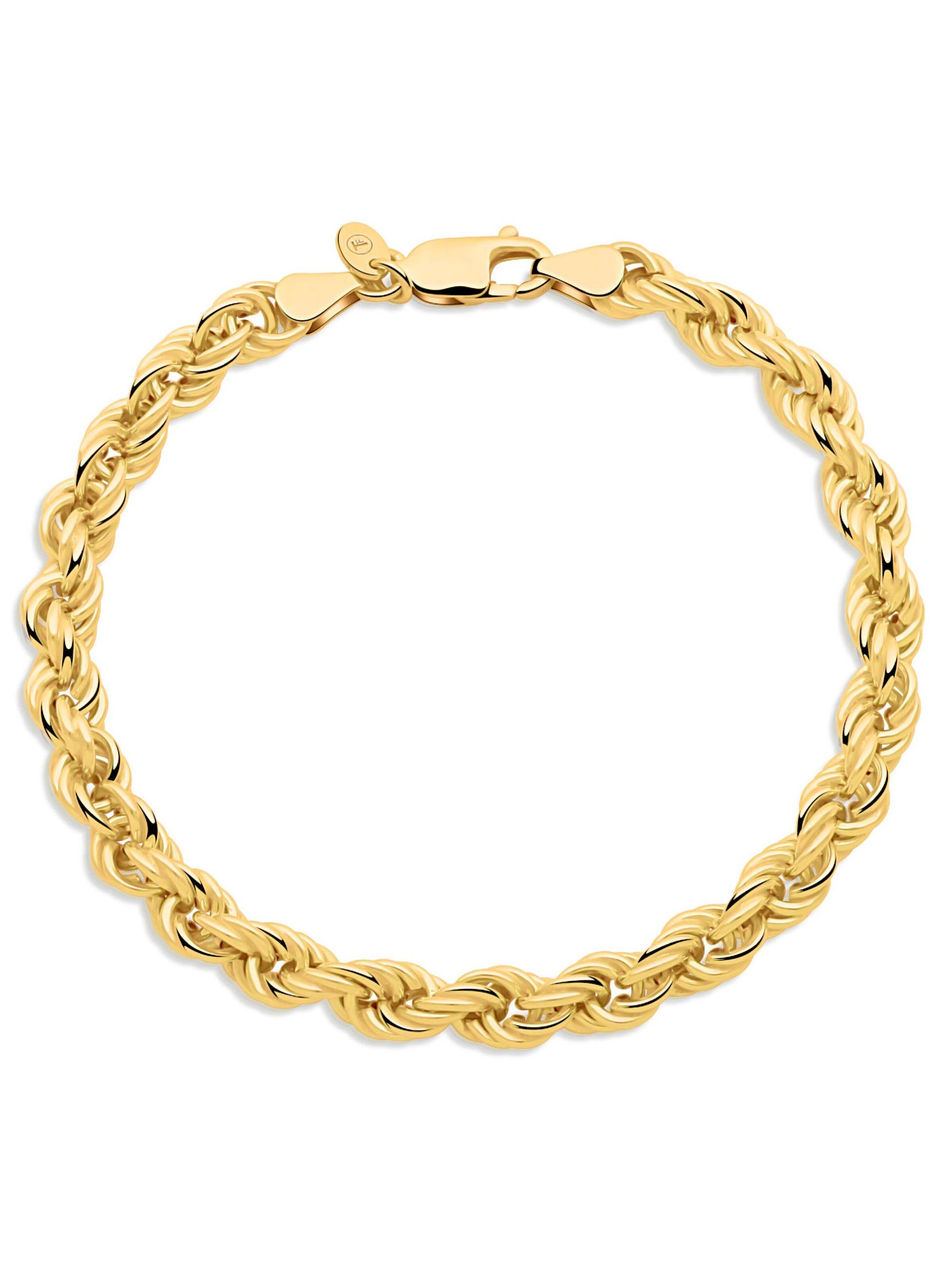 Tony Fein Armband 'Kordel'‌‌‌‌ in Gold: Vorderseite