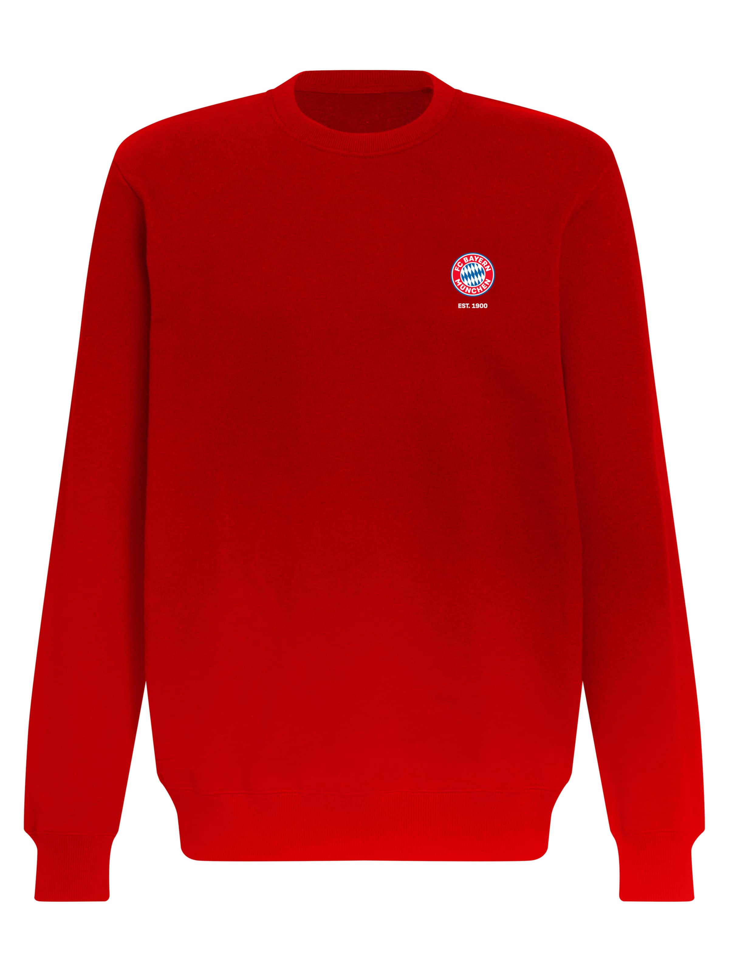 FC BAYERN MÜNCHEN Sweatshirt 'Essentials' in Rot: Vorderseite