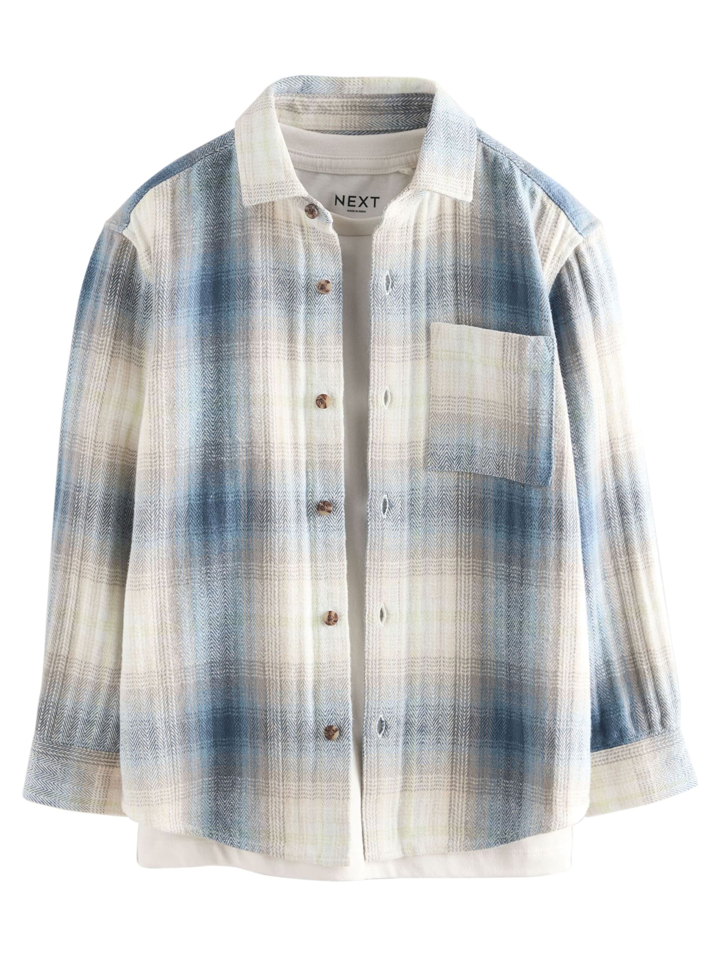 Next Set:  Hemd und T-Shirt in Beige: Vorderseite