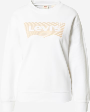 Sweat-shirt LEVI'S en blanc : devant