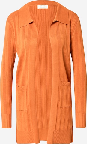 Cotton On Knit Cardigan in Orange: front