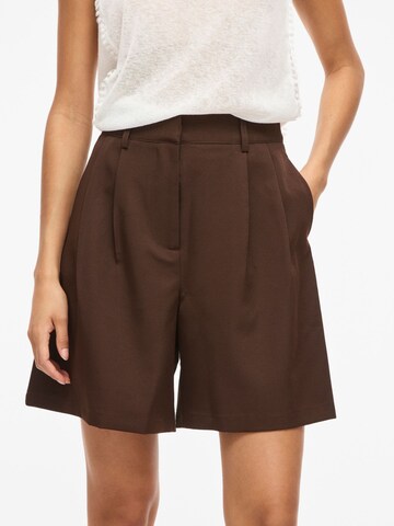 Wide Leg Pantalon à pince 'VIEmla' VILA en marron