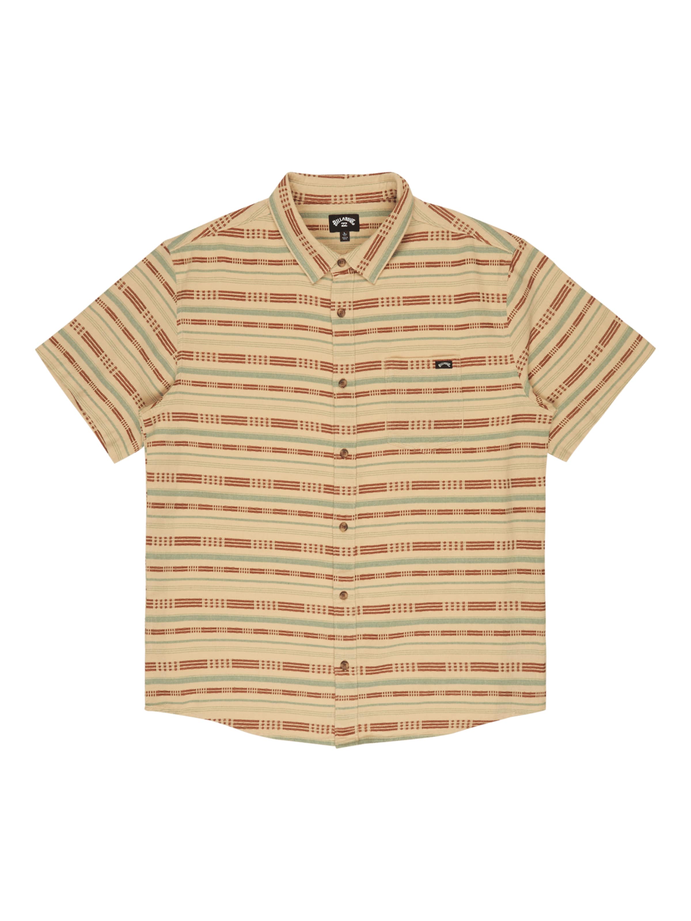 BILLABONG Regular Fit Hemd 'Sundays' in Beige: Vorderseite