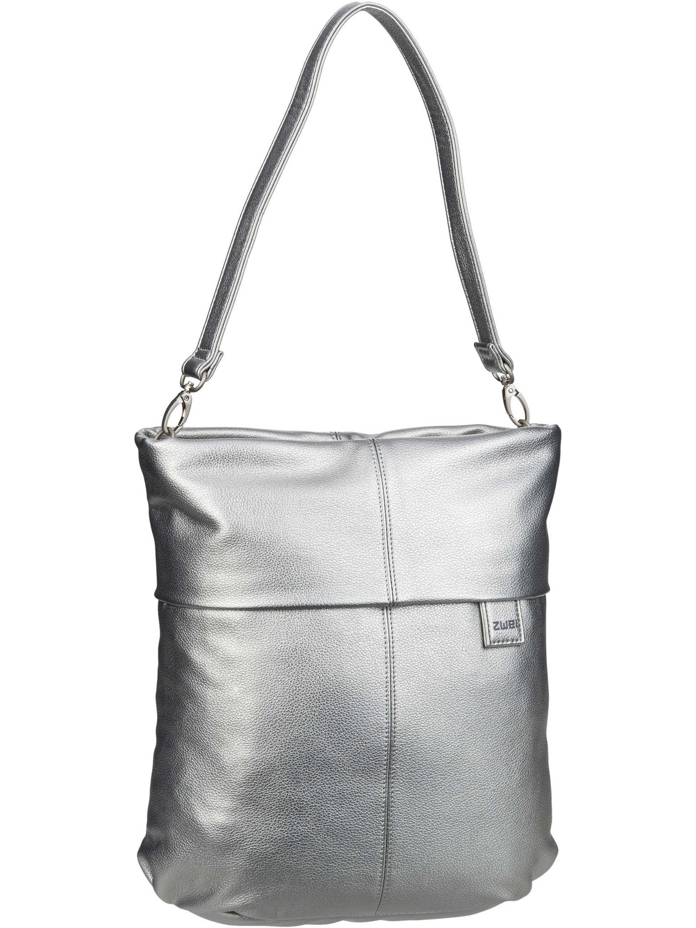 ZWEI Handtasche 'Mademoiselle' in Silber: Vorderseite