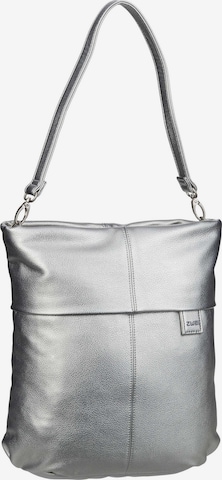 ZWEI Handbag 'Mademoiselle' in Silver: front
