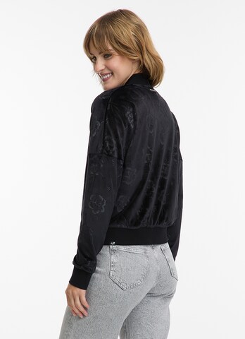 Ragwear Zip-Up Hoodie in Black