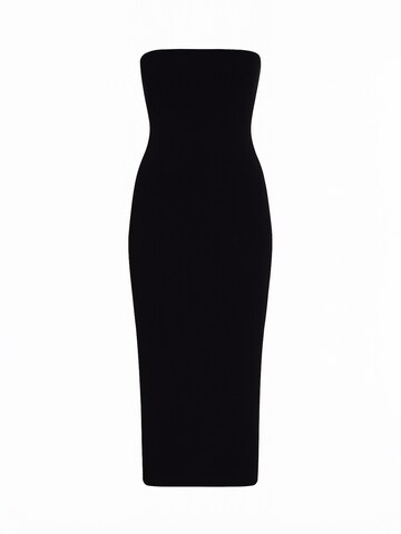 Nudyess Sommerkleid 'Melrose Maxi' in Schwarz: Vorderseite