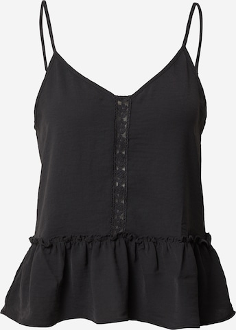 ABOUT YOU Top 'Sastra' in Black: front