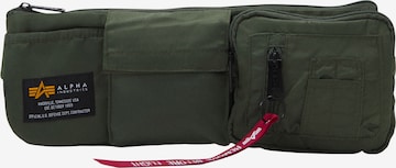 ALPHA INDUSTRIES - Riñonera en verde: frente