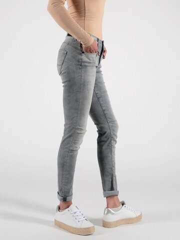 Miracle of Denim Skinny Jeans 'Eva' in Grey
