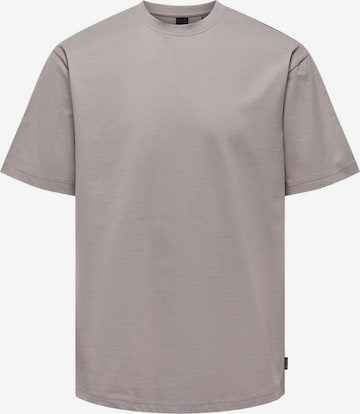 Only & Sons - Camiseta 'Fred' en lila: frente