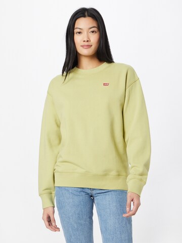 LEVI'S ® - Sweatshirt 'Standard Crew' em amarelo: frente