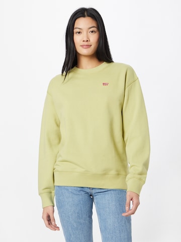 LEVI'S ® Sweatshirt 'Standard Crew' in Yellow: front