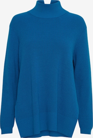 ICHI Pullover 'Boston' in Blau: Vorderseite