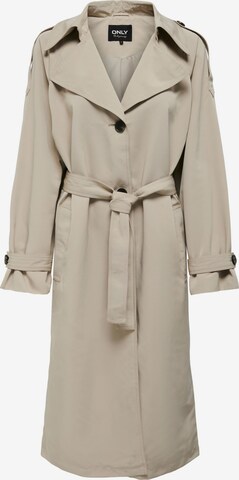 Manteau mi-saison ONLY en beige : devant