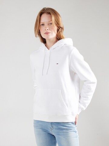 Tommy Jeans Sweatshirt in Wit: voorkant