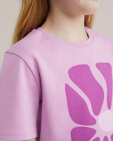 WE Fashion Футболка в Ярко-розовый