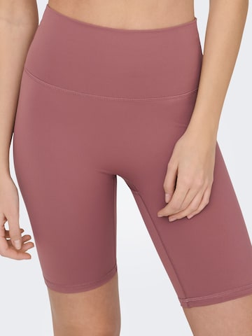 ONLY PLAY Skinny Sportsbukser 'ONPJam Sana 3' i rød