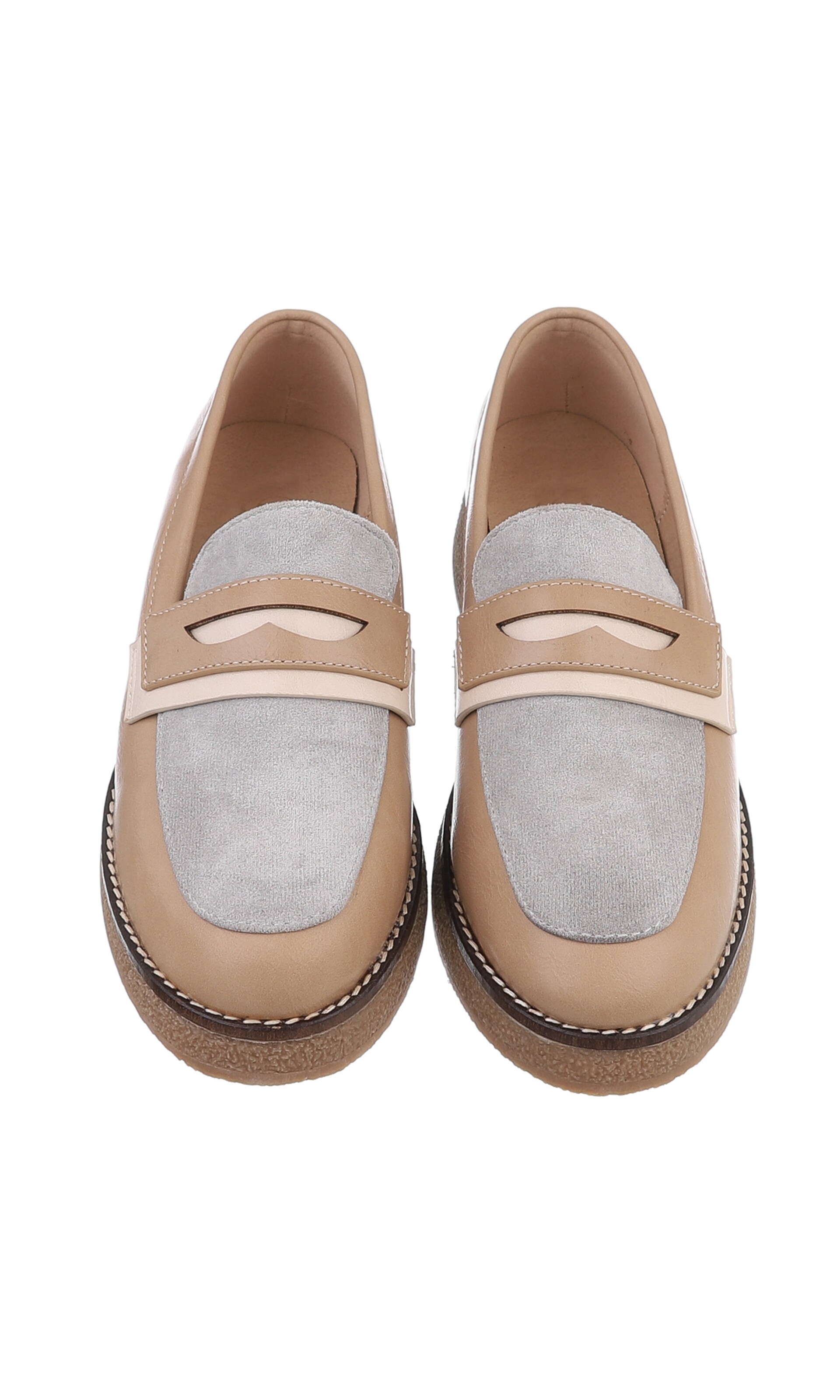 Ital-Design Classic Flats in Brown