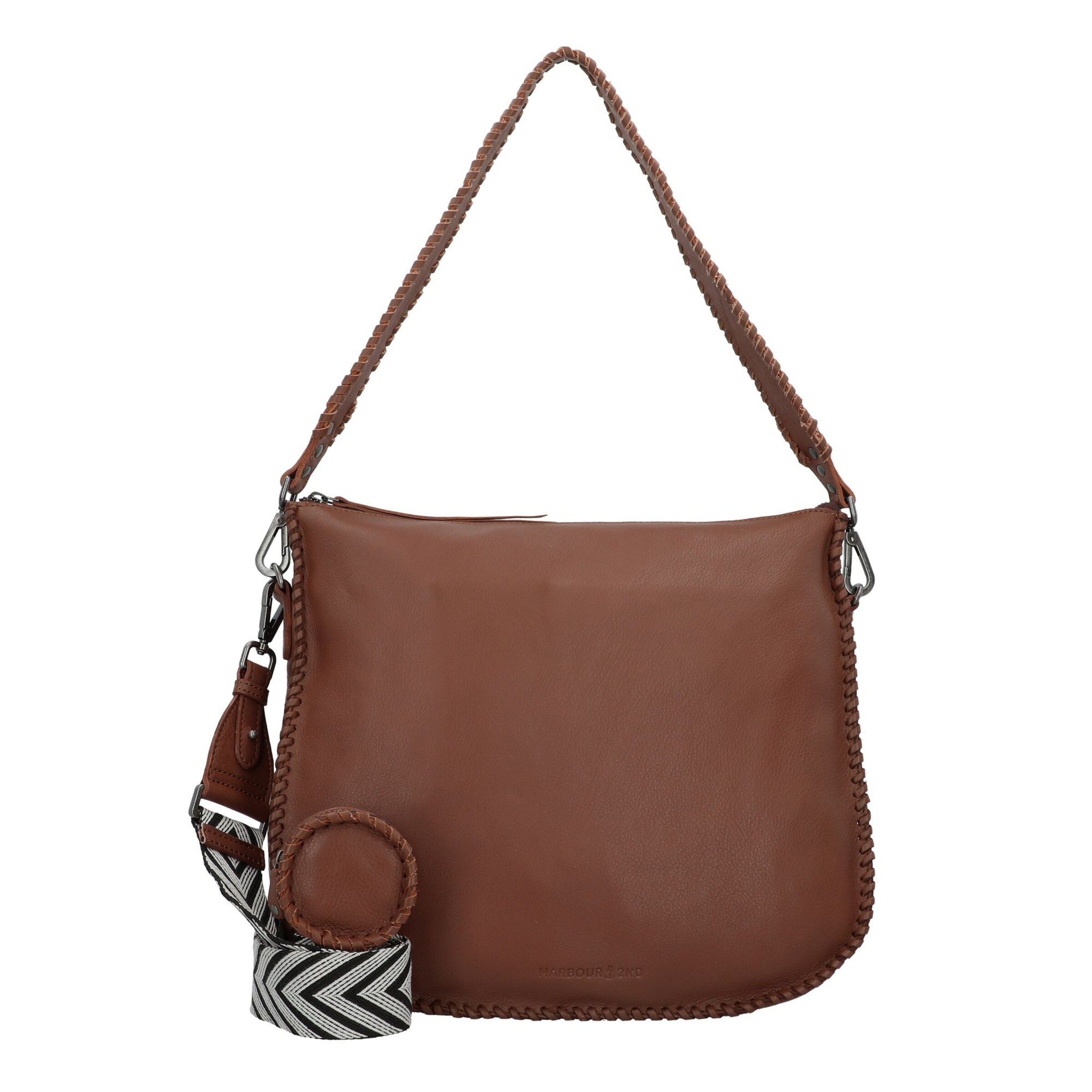 Harbour 2nd Schultertasche 'Just Pure Sarina' in Braun: Vorderseite