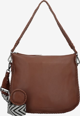 Harbour 2nd Shoulder Bag 'Just Pure Sarina' in Brown: front